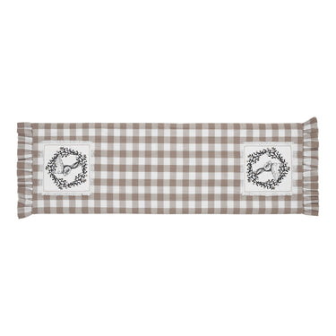 Annie Buffalo Portabella Check Vintage Hare Table Runner 12